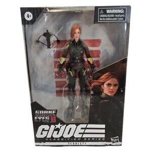 Hasbro GI Joe Classified Series Snake Eyes Scarlett 6" Action Figure  NEW